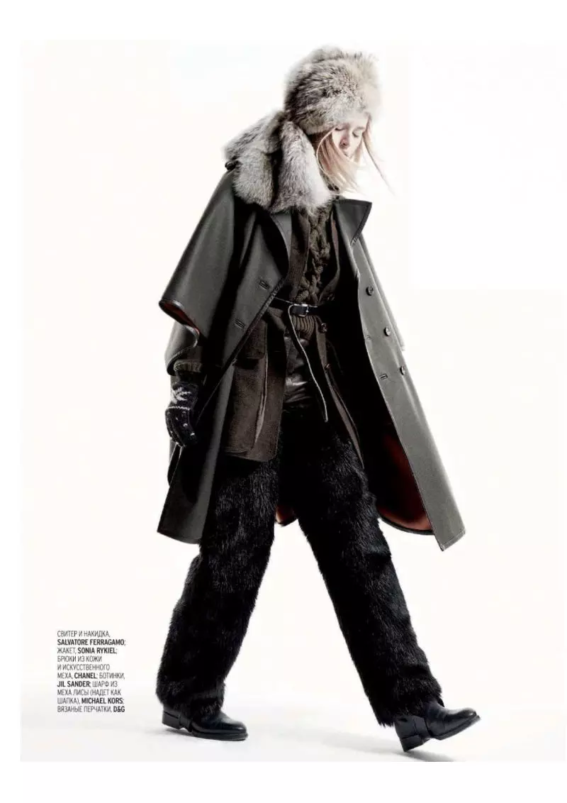 Iza Olak af Alan Gelati for Marie Claire Rusland januar 2011