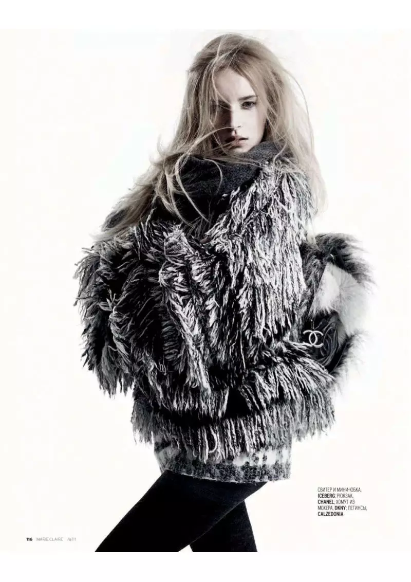 Iza Olak af Alan Gelati for Marie Claire Rusland januar 2011