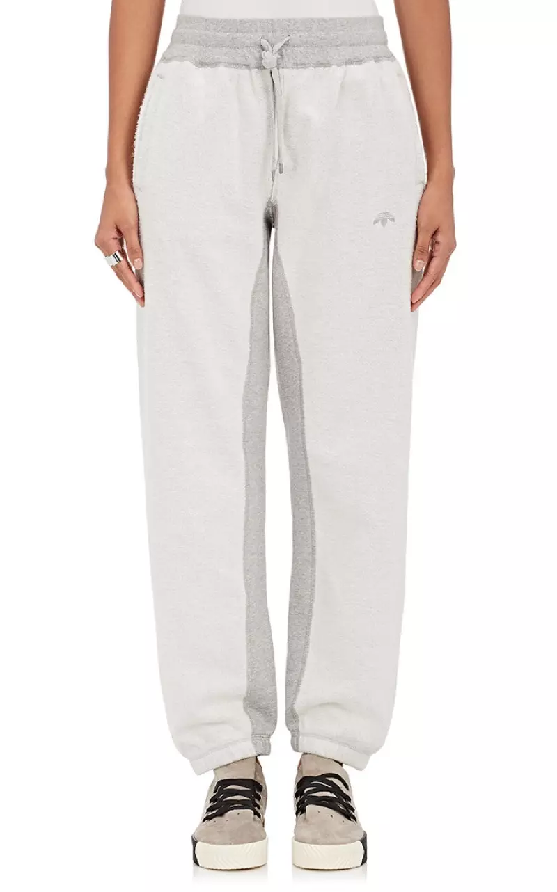 Bunábhair adidas le Alexander Wang Combo Cotton Sweatpants $160, Ar fáil ag Barneys