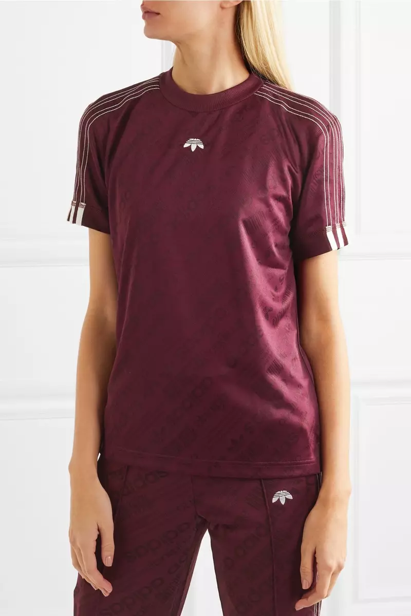 adidas Original nke Alexander Wang Embroidered Jacquard T-Shirt $110, Dị na Net-a-Porter