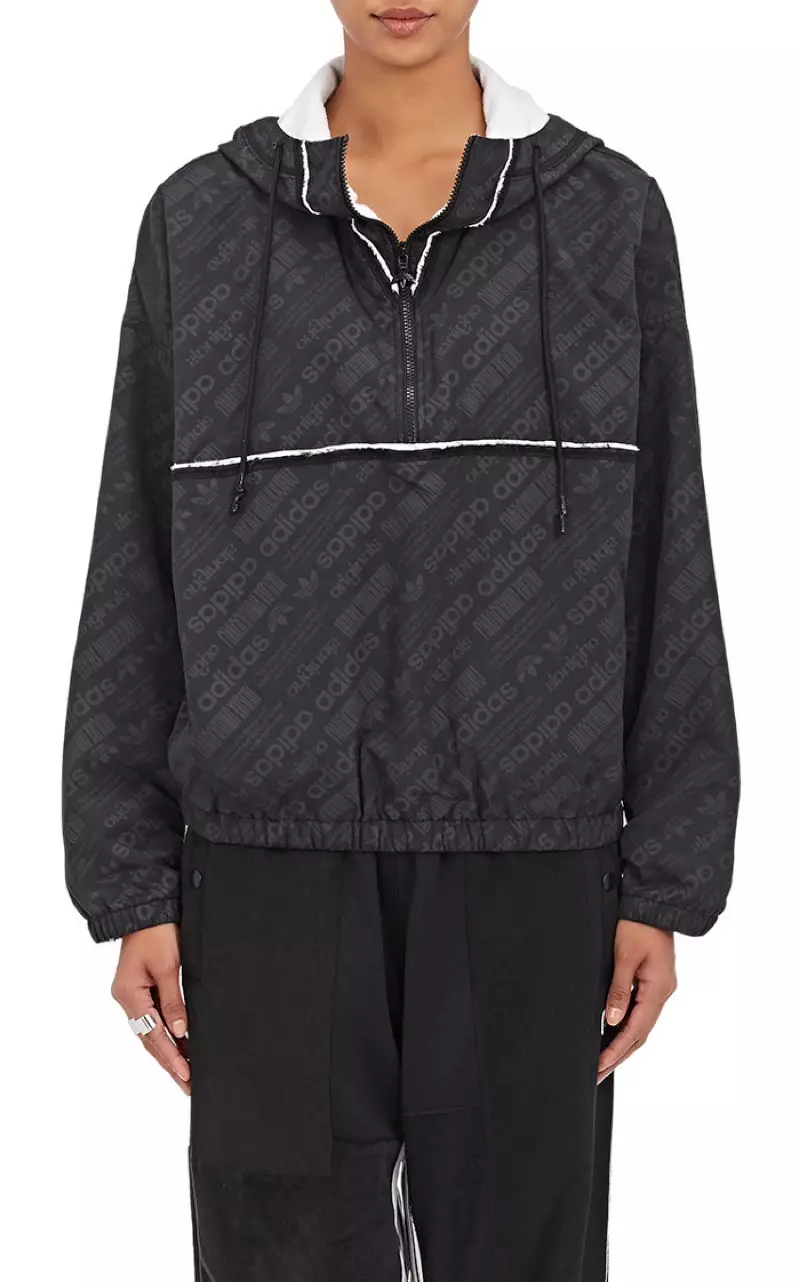 adidas Originals ដោយ Alexander Wang Long Windbreaker Jacket $330 មានលក់នៅ Barneys