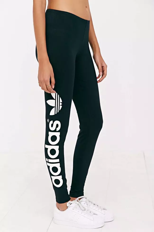 Леггинсы с трилистником adidas Originals