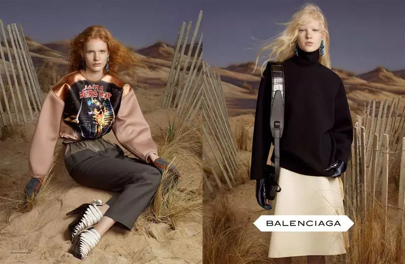 La campagne automne 2012 de Balenciaga met en vedette tous les nouveaux arrivants par Steven Meisel