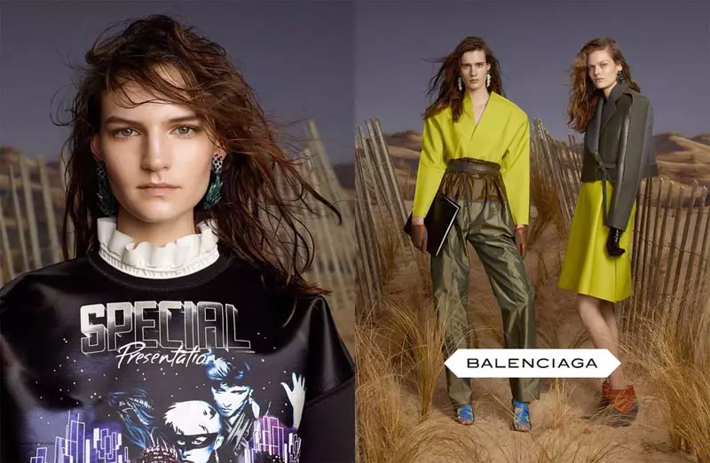 የ Balenciaga ውድቀት 2012 የዘመቻ ኮከቦች ሁሉም አዲስ መጤዎች በስቲቨን ሜሴል