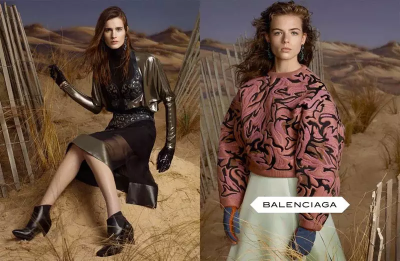 Кампанията на Balenciaga за есен 2012 г. звезди всички новодошли от Стивън Мейзел