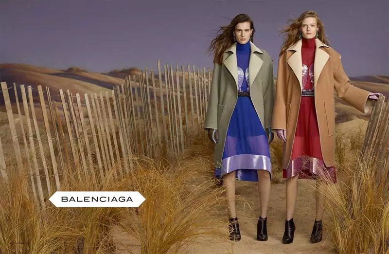 Balenciagas Herbstkampagne 2012 mit allen Newcomern von Steven Meisel