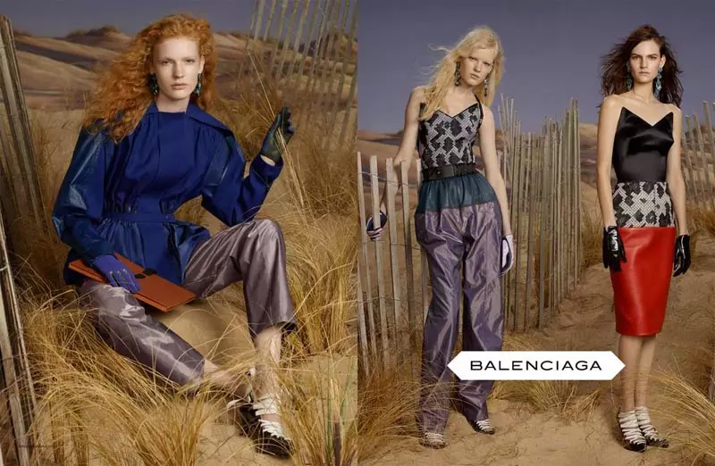 Кампанията на Balenciaga за есен 2012 г. звезди всички новодошли от Стивън Мейзел