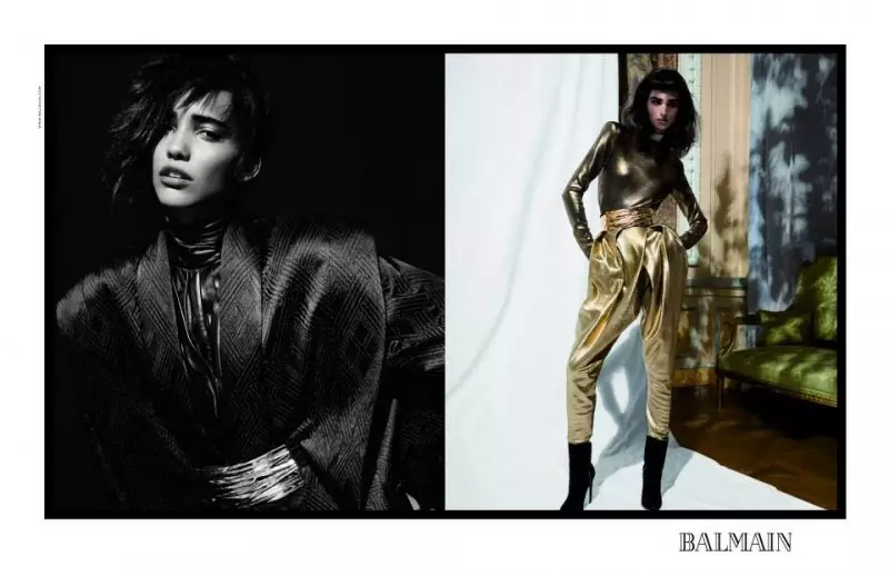 Balmain kais Eclectic Cast rau lub caij nplooj zeeg 2013 Kev Sib Tw los ntawm Inez & Vinoodh