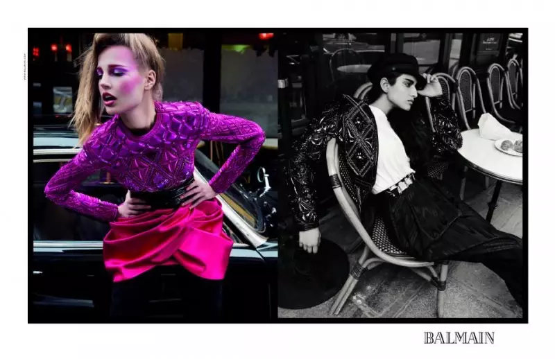 Balmain selecciona un elenco ecléctico para la campaña de otoño de 2013 de Inez & Vinoodh