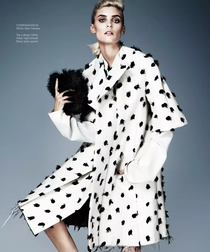 Alison Nix Saluran Cruella de Vil pikeun Harper's Bazaar Amérika Latin ku Jason Kim