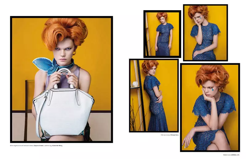 Popkunst: Kelly Mittendorf får retro for An Le i L'Officiel Singapore