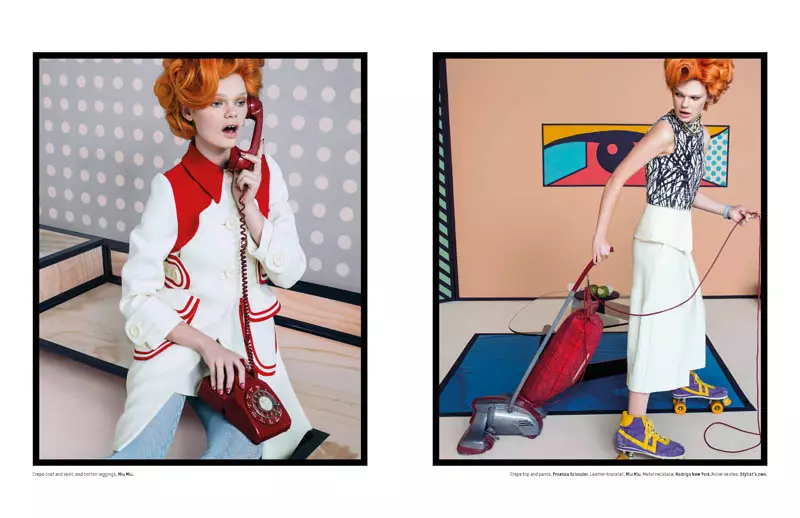 Pop Art: Kelly Mittendorf dostane retro pre An Le v L'Officiel Singapore