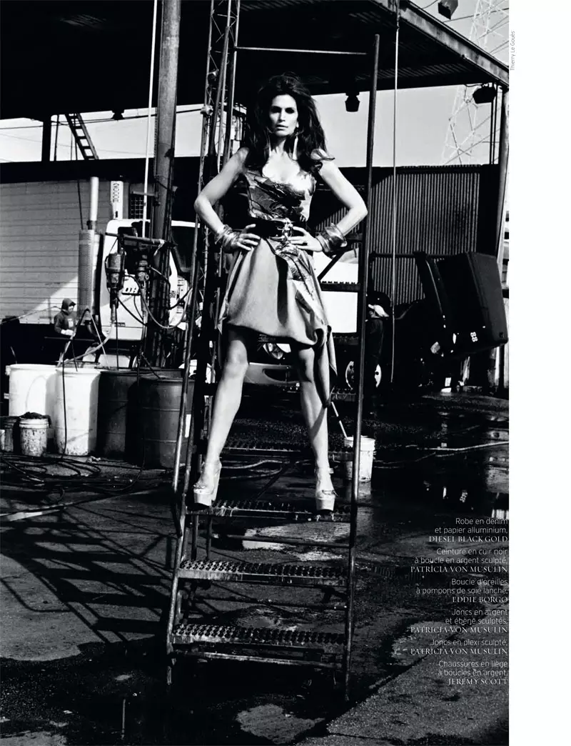 Cindy Crawford par Thierry le Gouès pour French Revue de Modes #20