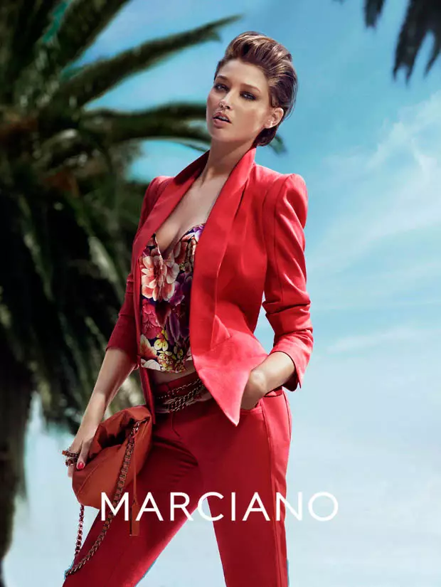 Clara Alonso e Heather Depriest Front Guess de Marciano Primavera de 2014 Anuncios de Hunter e Gatti