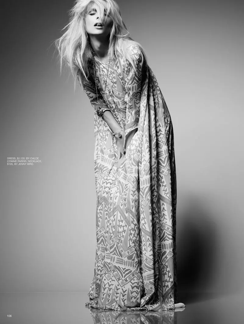 Andrej Pejic oo uu qoray Moo King oo loogu talagalay Fashion Canada Febraayo 2012