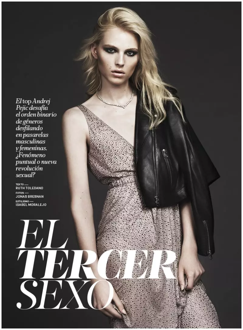 Andrej Pejic na Jonas Bresnan na S Moda