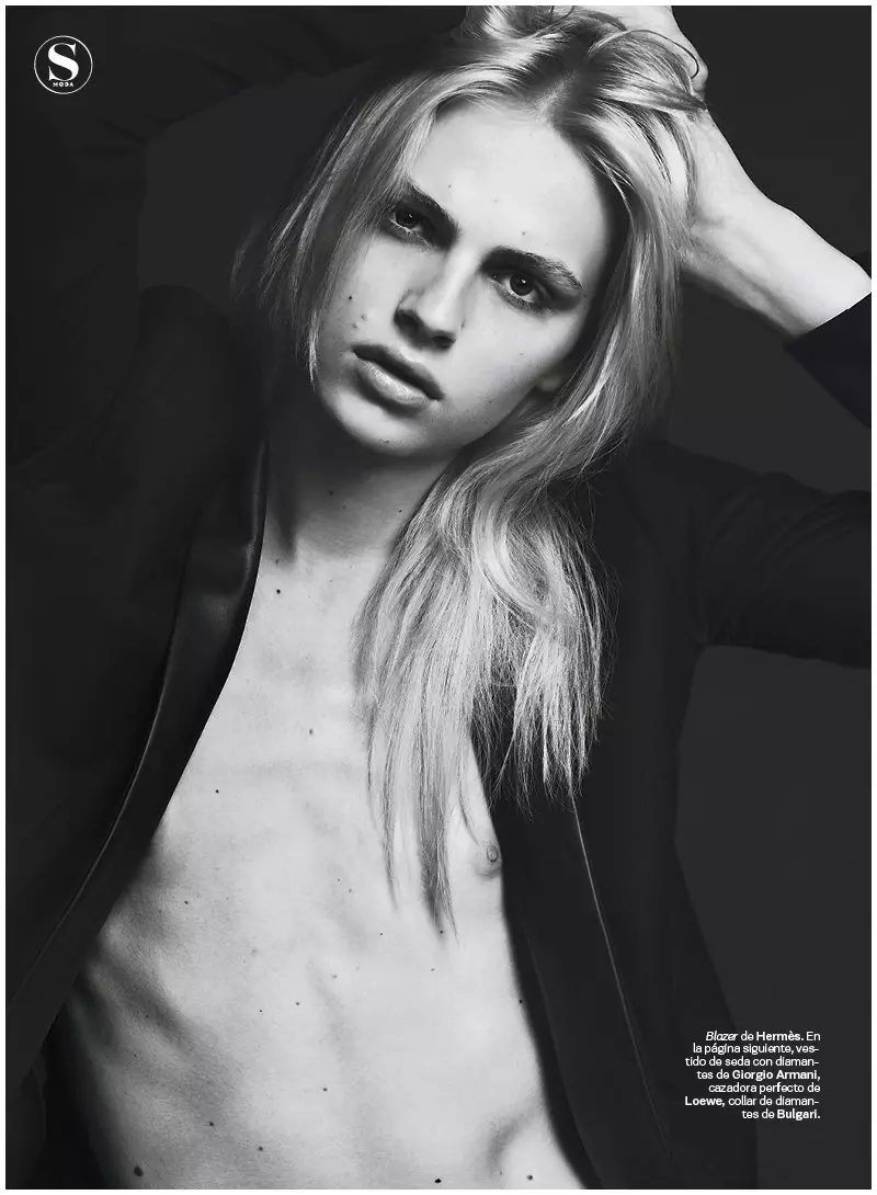 Andrej Pejic por Jonas Bresnan para S Moda