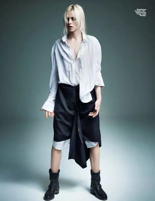 Andrej Pejic kwa Viva! Moda Spring 2011 na Marcin Tyszka