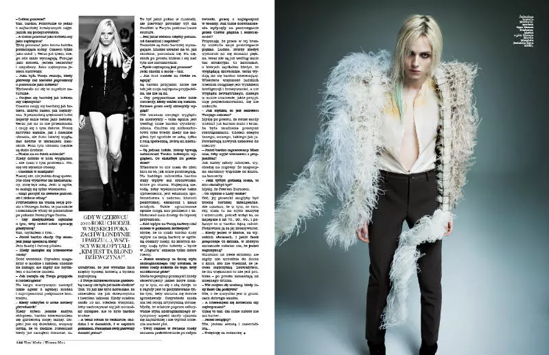 Andrej Pejic Viva! Moda Spring 2011 Marcin Tyszkaren eskutik