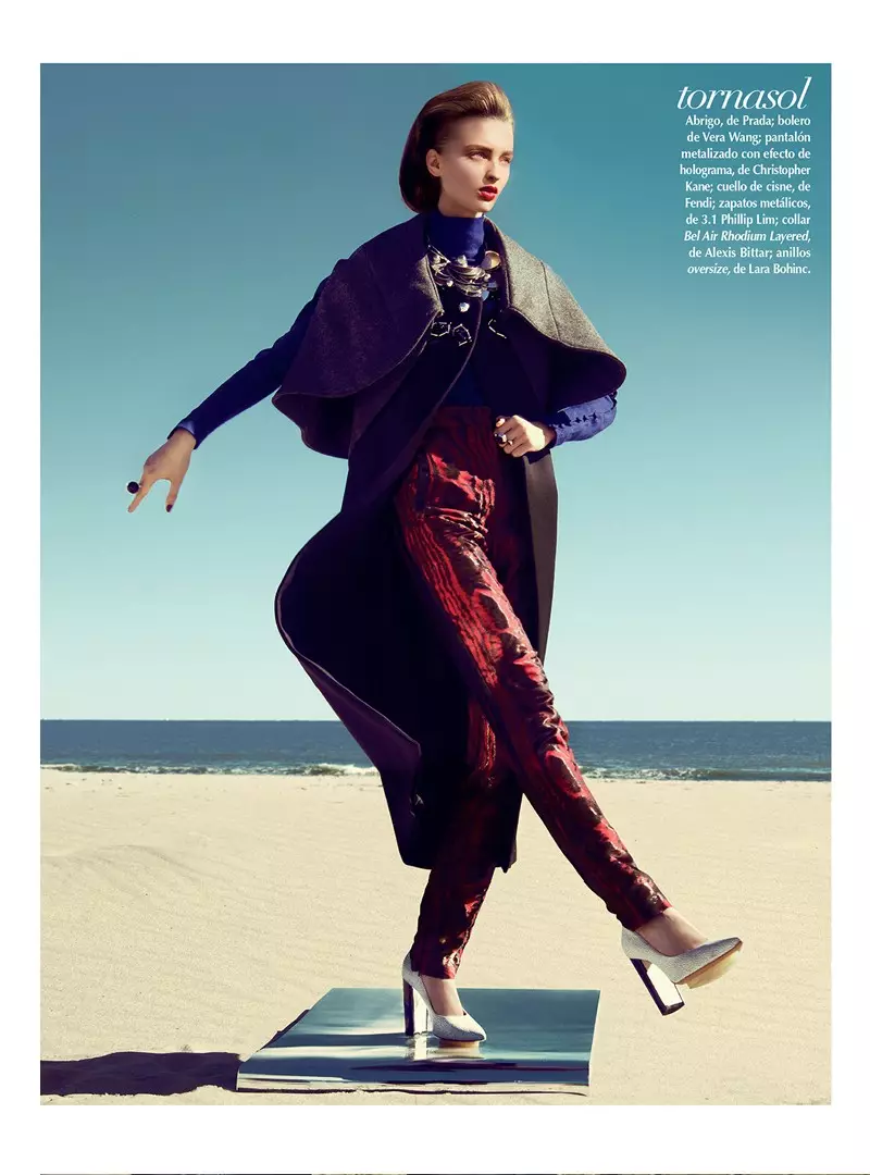 Georgina Stojilijkovic o Fumana Futuristic bakeng sa Vogue Latin America December 2012 ke Kevin Sinclair