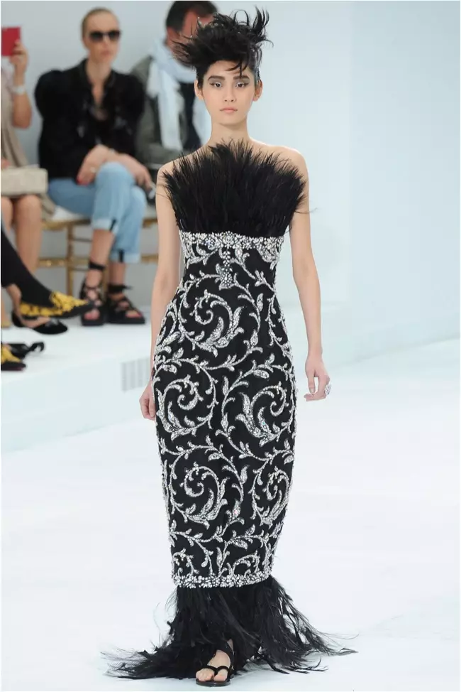 Chanel lub caij nplooj zeeg 2014 Couture