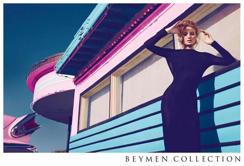 Michelle Buswell แสดงในแคมเปญ Spring 2013 ของ Beymen Collection โดย Koray Birand