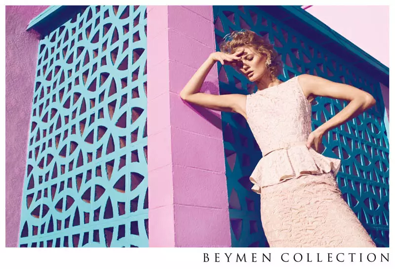 Michelle Buswell ດາວໃນແຄມເປນພາກຮຽນ spring 2013 ຂອງ Beymen Collection ໂດຍ Koray Birand