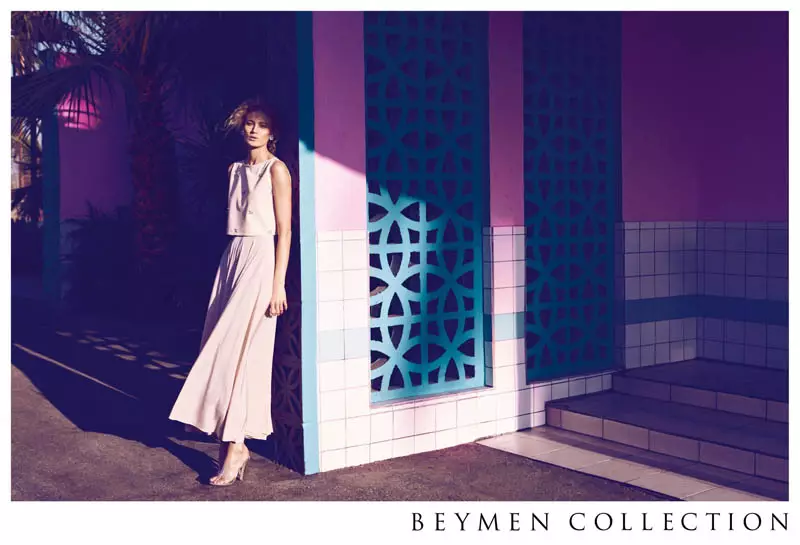 Koray Birand ၏ Beymen Collection ၏ Spring 2013 လှုပ်ရှားမှုတွင် Michelle Buswell ကြယ်ပွင့်များ