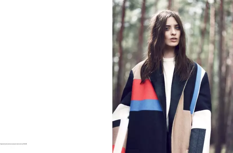 Carolina Thaler adopta l'estil grunge per a la revista Sleek