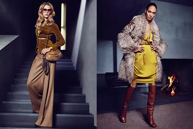 Joan Smalls e Martha Streck per il catalogo Gucci Autunno 2011