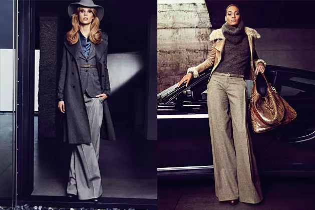 Joan Smalls 和 Martha Streck 为 Gucci 2011 秋季目录