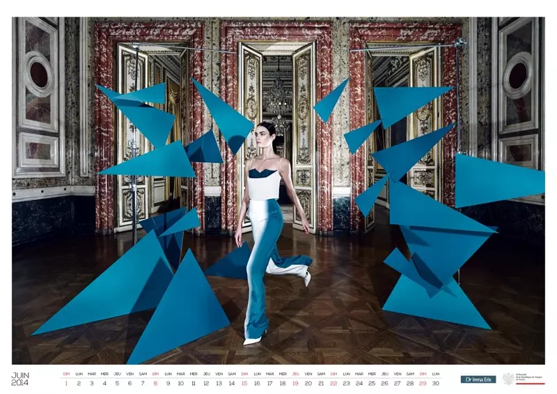 Patrycja Gardygajlo Stars sa 2014 Polish Embassy sa Paris Calendar