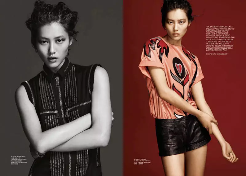 Liu Wen, Georgina Stojiljkovic & Abandi by Emilio Tini Icyumba S / S 2011