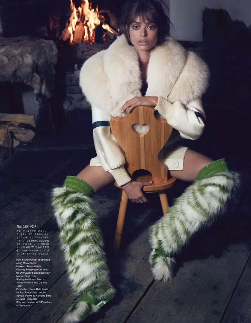 Birgit Kos | Winterjassen & jassen Editorial | Vogue Japan