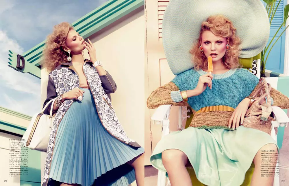 Magdalena Frackowiak nipasẹ Sharif Hamza fun Vogue Japan Kínní 2012