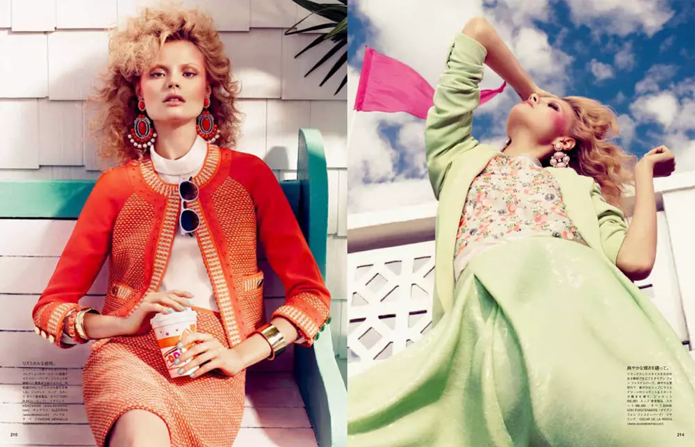 Magdalena Frackowiak de Sharif Hamza por Vogue Japan februaro 2012