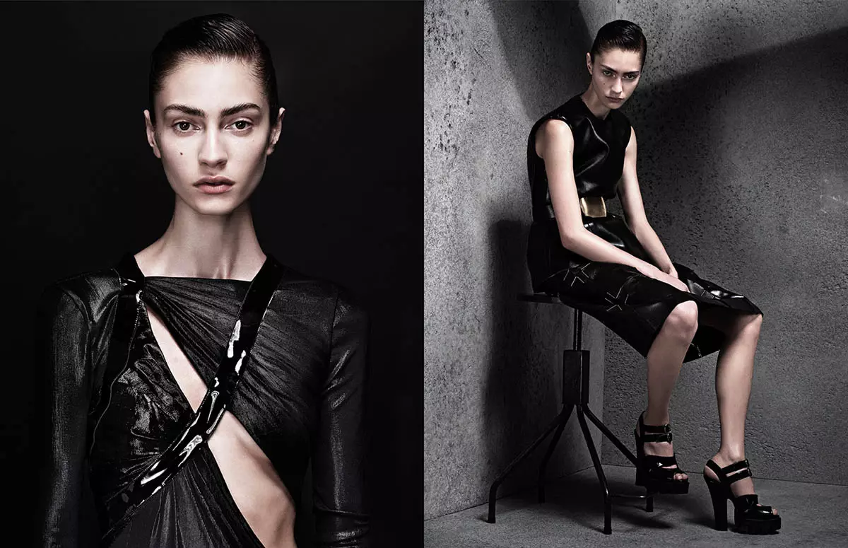 Marine Deleeuw Nganggo Gaya Sleek pikeun Sharif Hamza dina Wawancara Jerman