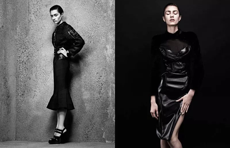 Marine Deleeuw สวมสไตล์เพรียวบางให้กับ Sharif Hamza ในการให้สัมภาษณ์ Germany