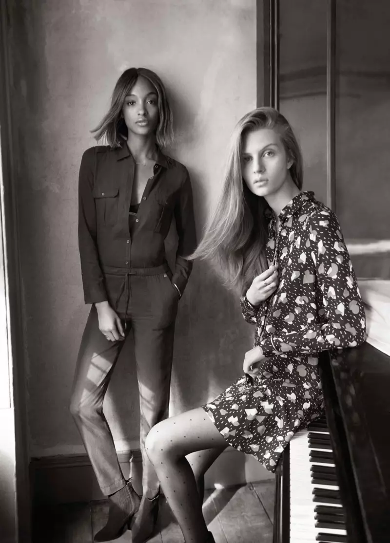 Jourdan Dunn، Sam Rollinson Front Pepe Jeans Fall '15 کمپین