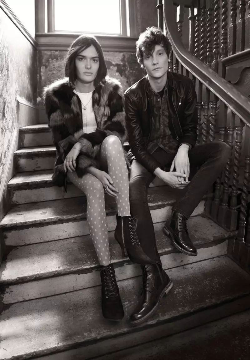 Jourdan Dunn, Sam Rollinson Front Pepe Jeans Fall '15 Campaign