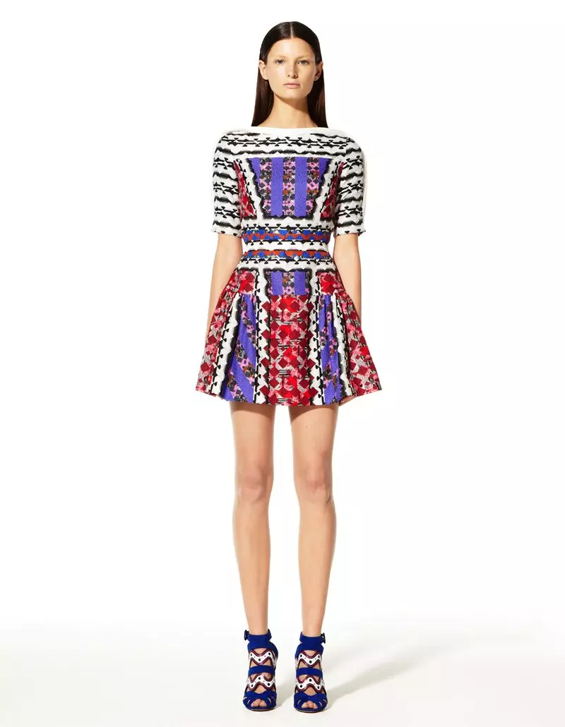 Peter Pilotto's Resort 2013 कलेक्शन कॅलिडोस्कोपिक प्रिंट ऑफर करतो