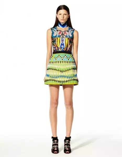 Dvalarsafn Peter Pilotto 2013 býður upp á kaleidoscopic prentanir