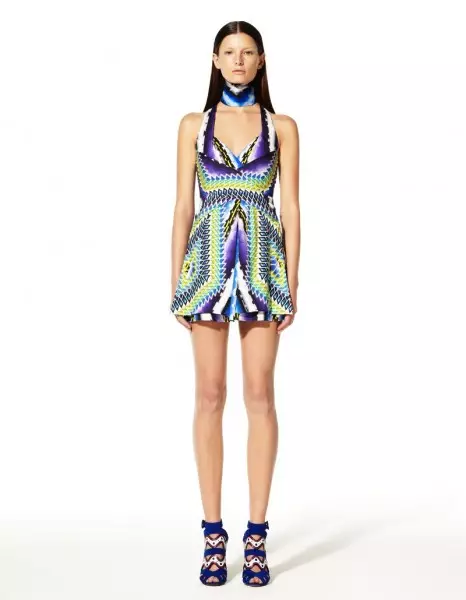 Dvalarsafn Peter Pilotto 2013 býður upp á kaleidoscopic prentanir