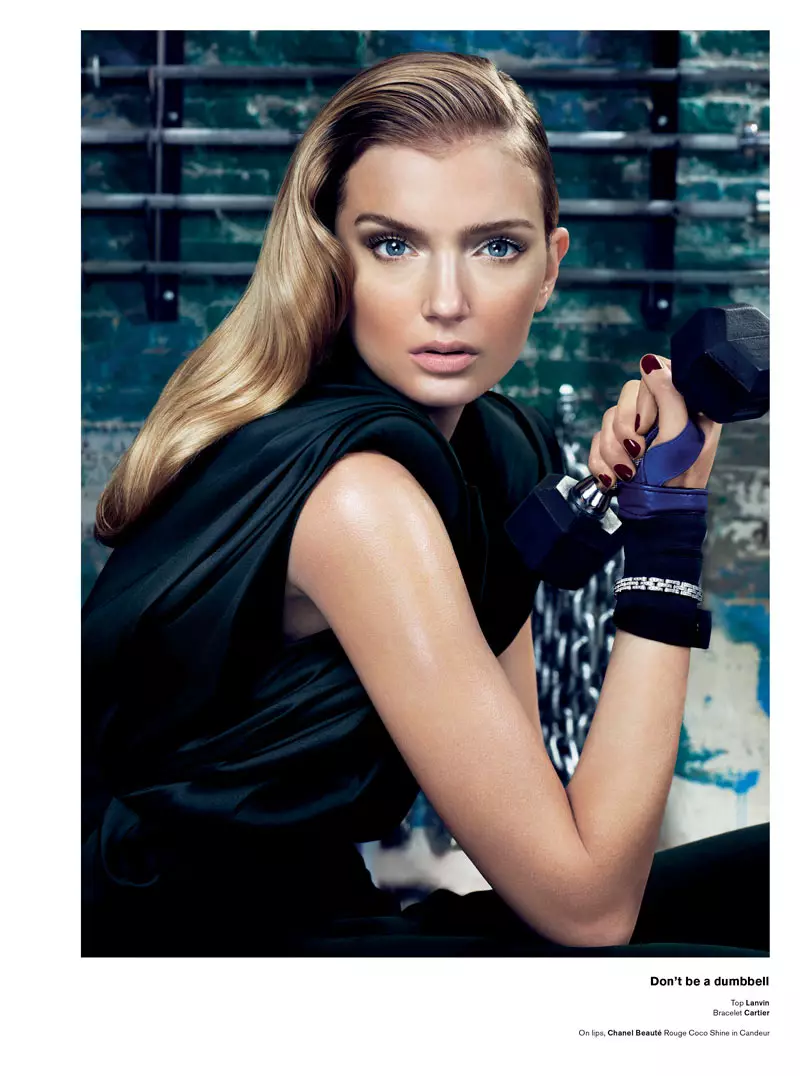 Lily Donaldson na Sharif Hamza kwa V Magazine #76