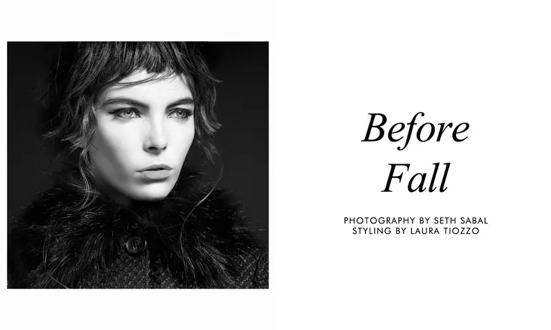 Hannah Nobel oleh Seth Sabal dalam "Before Fall" untuk Fashion Gone Rogue