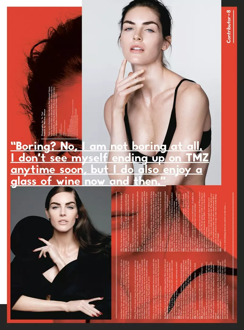 Hilary Rhoda, Chloe Moretz + Emmanuelle Seigner borítólap közreműködői magazin