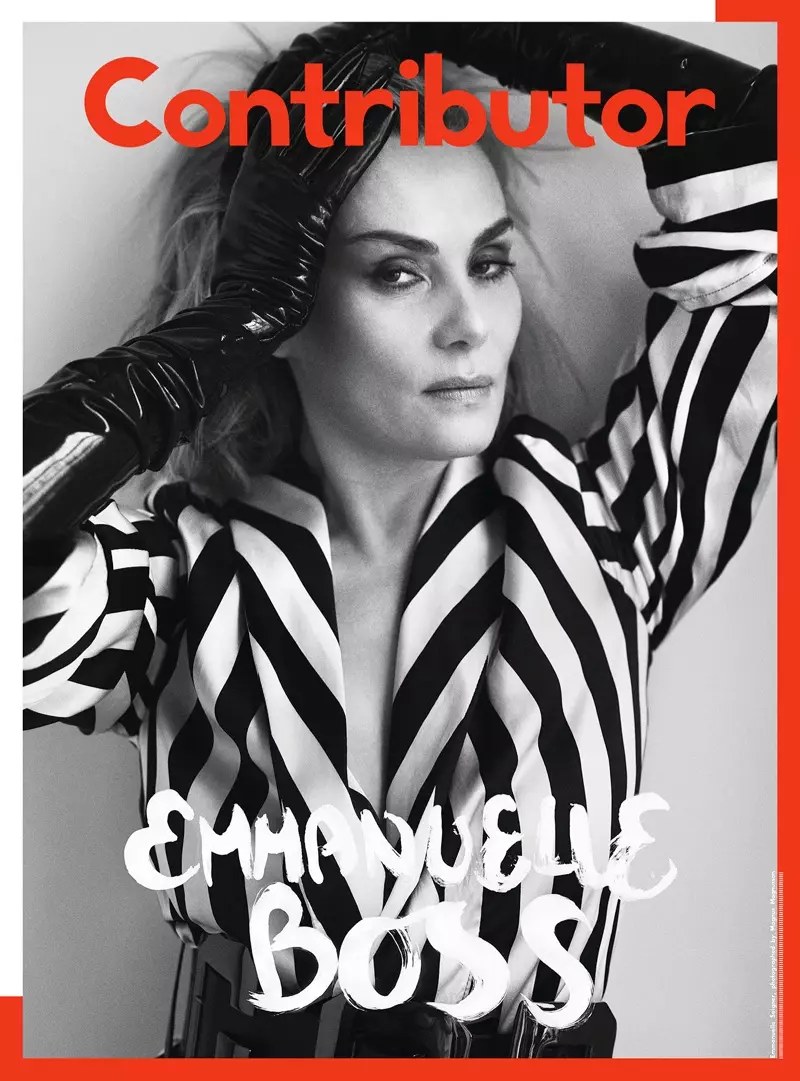 Hilary Rhoda, Chloe Moretz + Emmanuelle Seigner Col·laborador de la portada de la revista