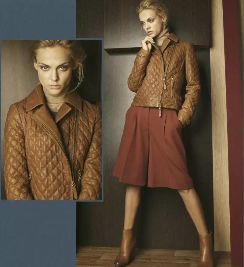 Viktoriya Sasonkina for Massimo Dutti October 2011 Lookbook