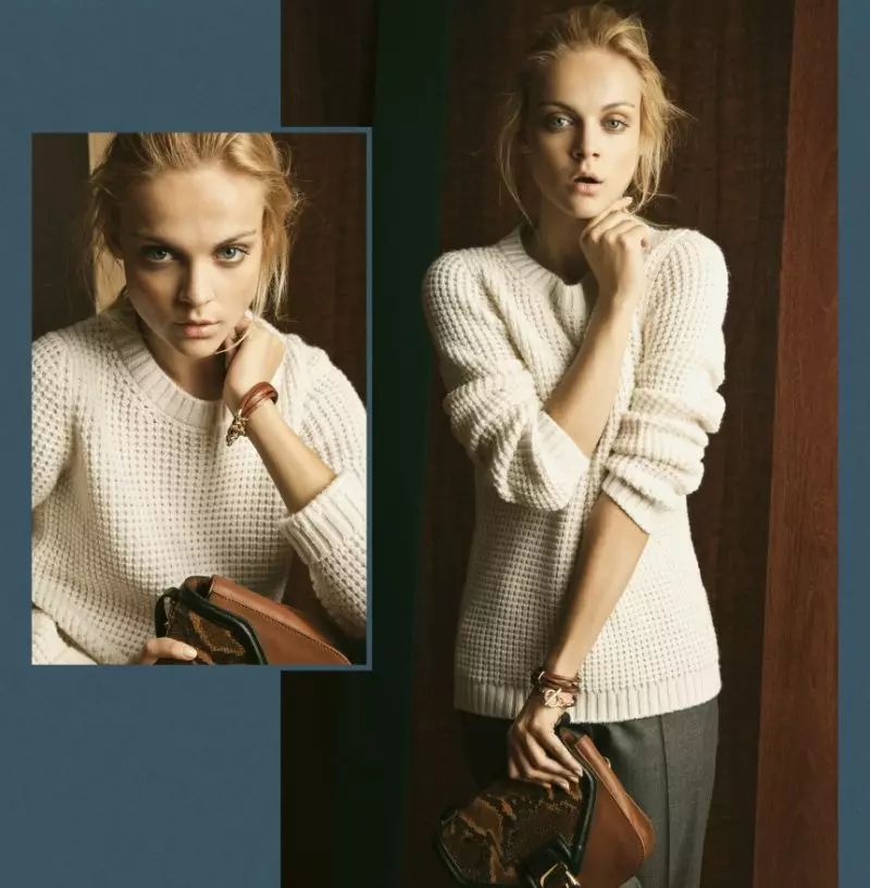 Viktoriya Sasonkina untuk Massimo Dutti Buku Tinjauan Oktober 2011