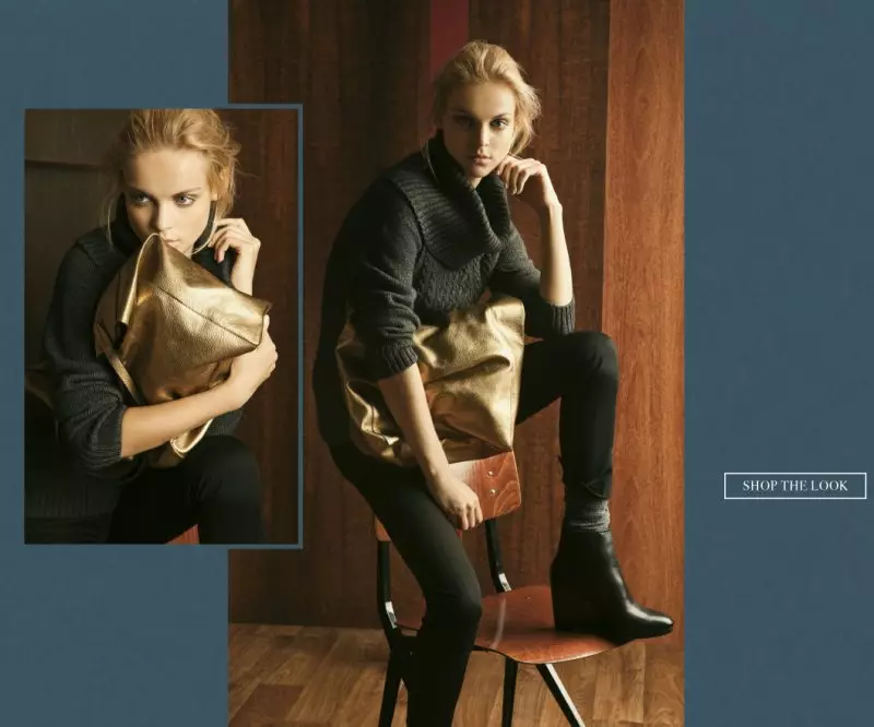 Viktoriya Sasonkina 為 Massimo Dutti 2011 年 10 月 Lookbook